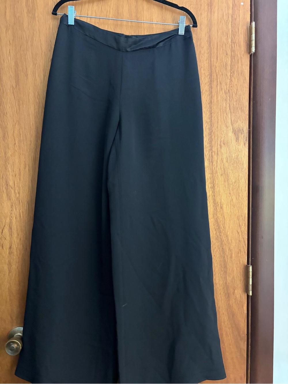 Carolina Herrera Black Wide-Leg Palazzo Pants